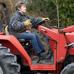 Writer Billie Best had to sell her tractor to downsize and start over.